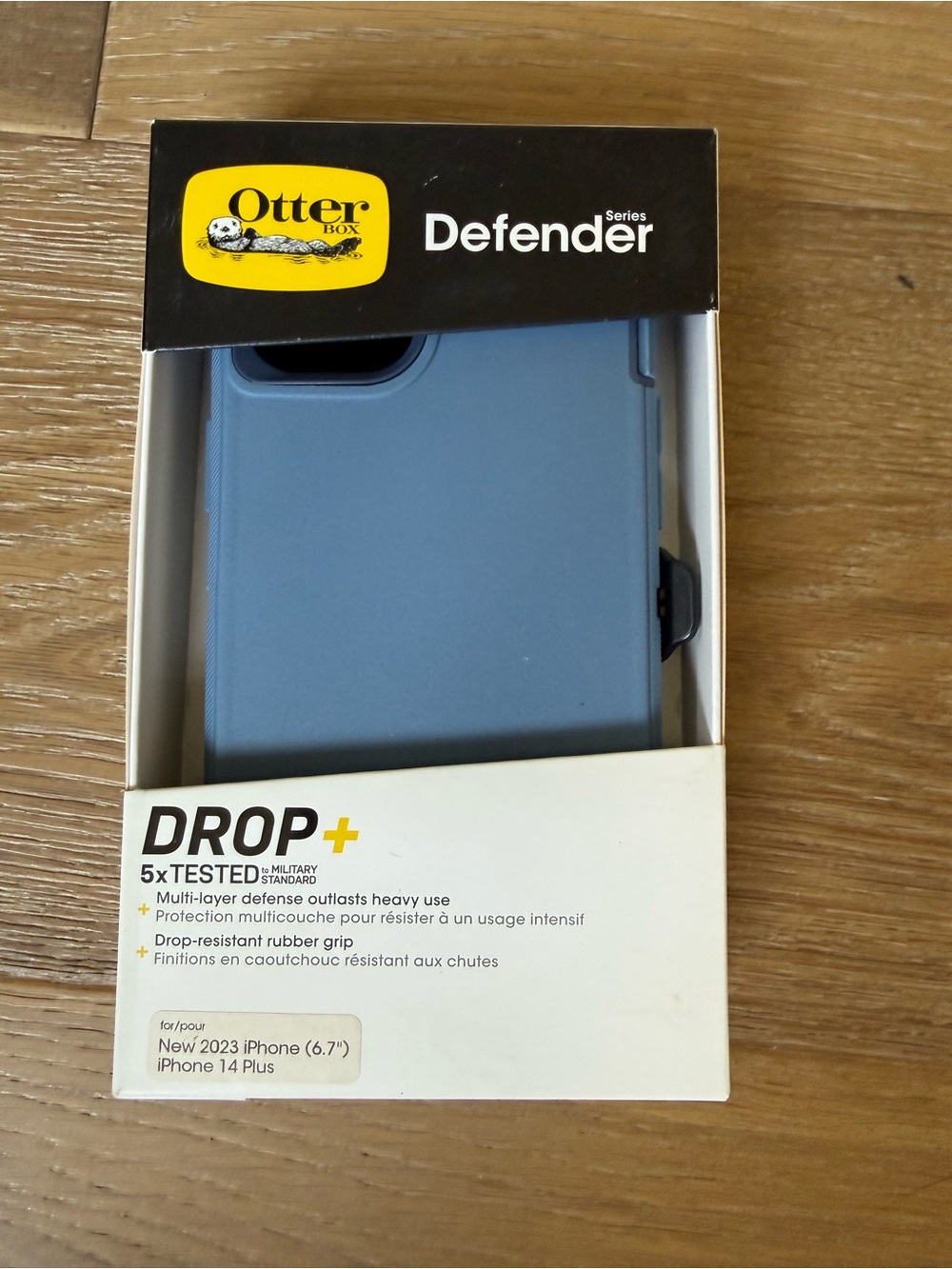 New OtterBox Defender Series Case for iPhone 14 Plus 2023 iPhone 6.7” Slate Blue